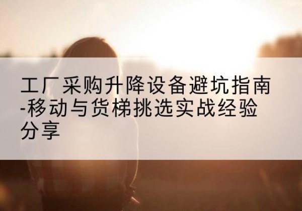 益阳移动式升降机怎么选-工厂采购升降设备避坑指南-移动与货梯挑选实战经验分享