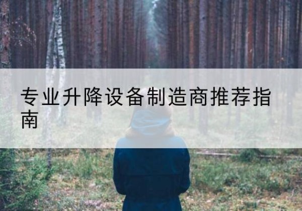 益阳电动剪叉升降平台厂家-专业升降设备制造商推荐指南